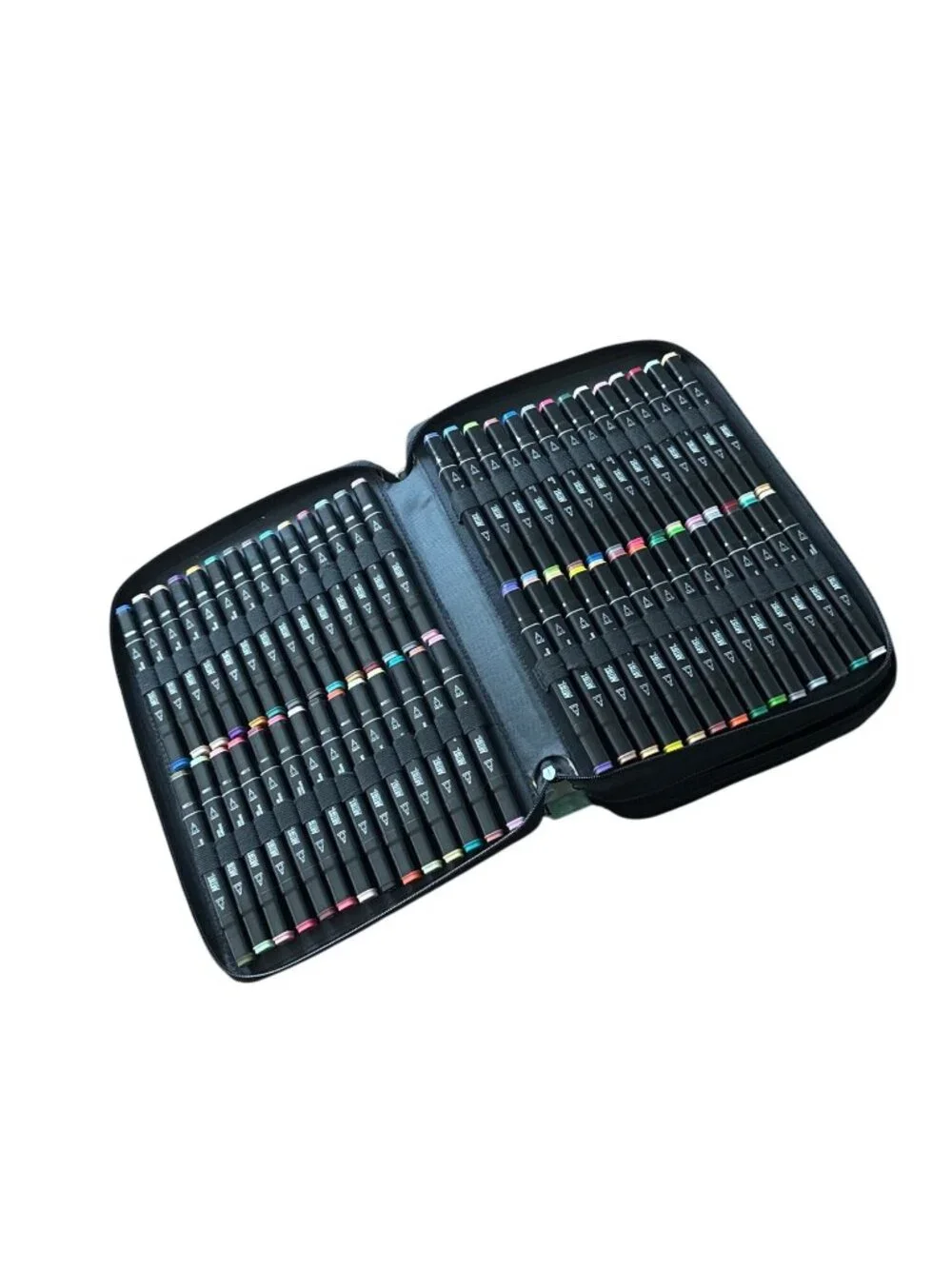 224 Dual-Tip Art Markers Set With Carrying Case - Alcohol-Based Ink - Vibrant Co